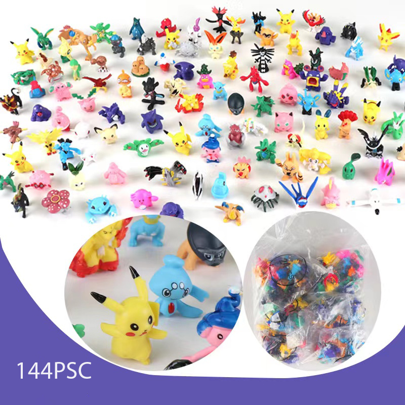 144Psc Đồ Chơi Pokemon Figures Mô Hình