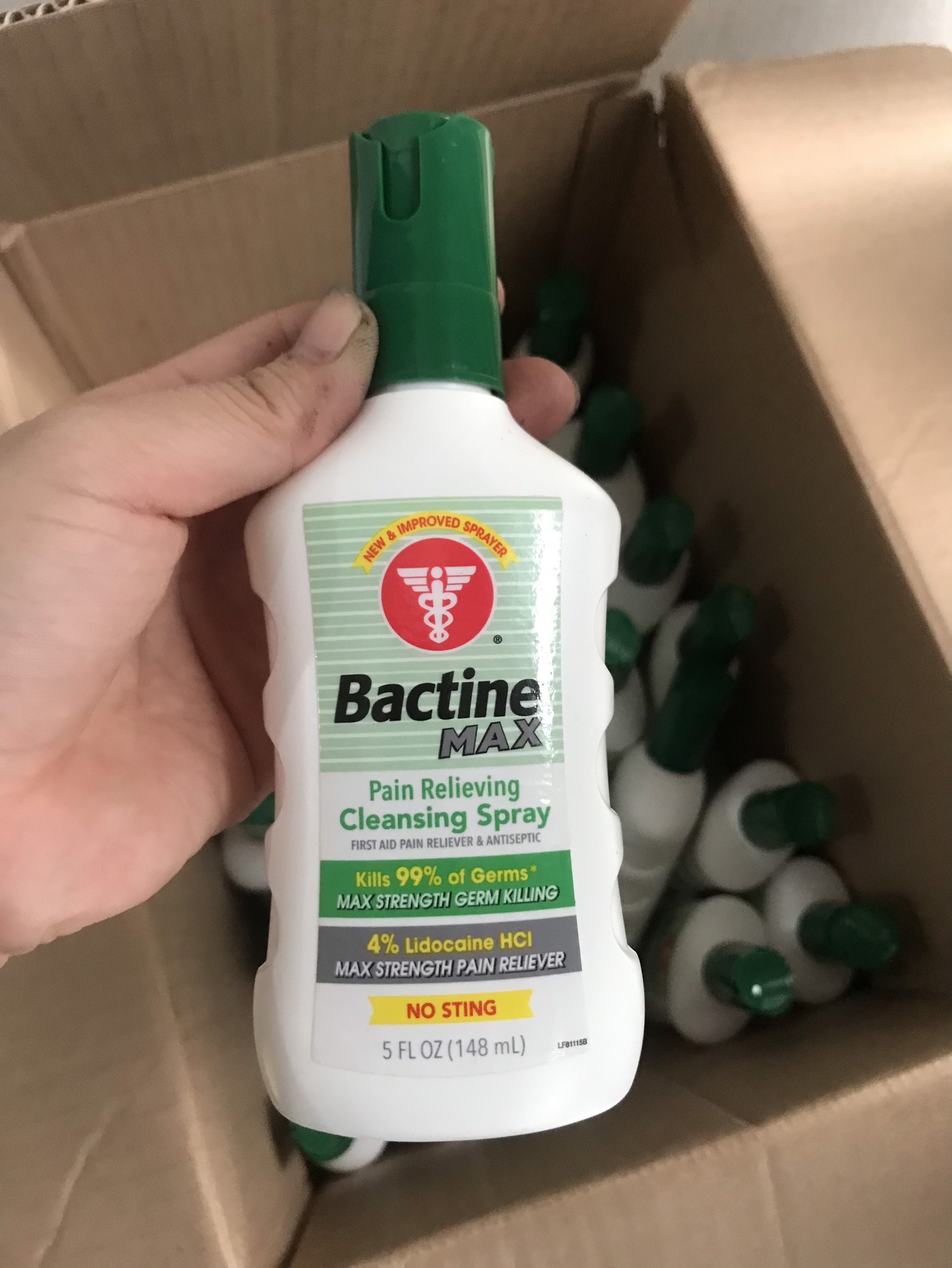 Bactine max xịt giảm đau diệt khuẩn(hàng mỹ) 148ml