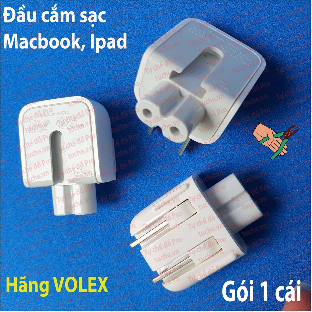 Đầu cắm nguồn AC cho sạc laptop, macbook, adapter nguồn các loại