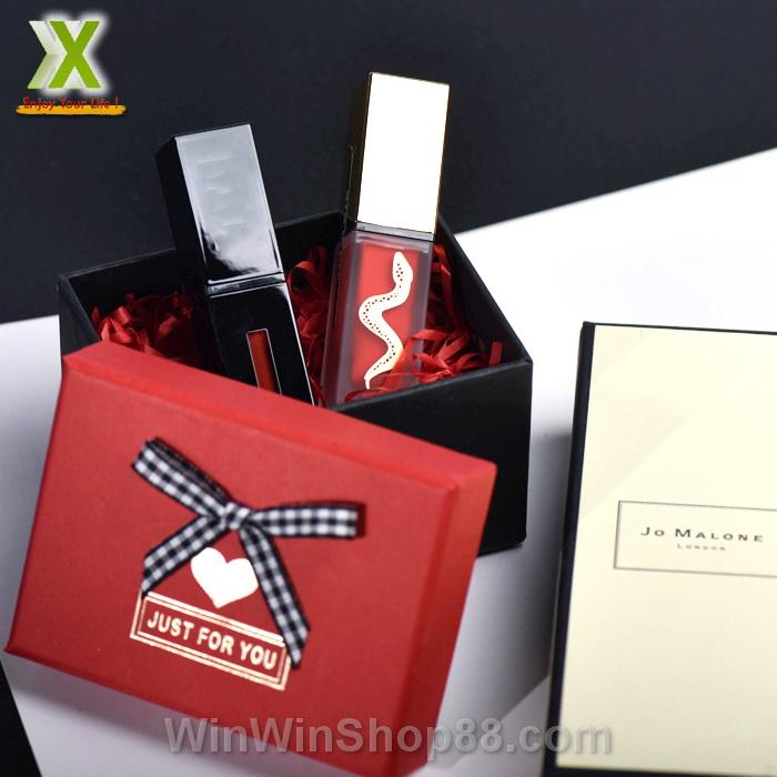 [HCM SHIP NHANH]Hộp quà chữ nhật Just For You (Đựng son)