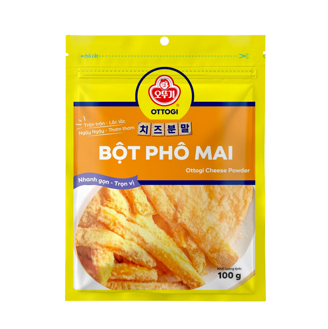 Bột Phô Mai Lắc Nguyên Chất 100g - lắc khoai tây, bánh gạo