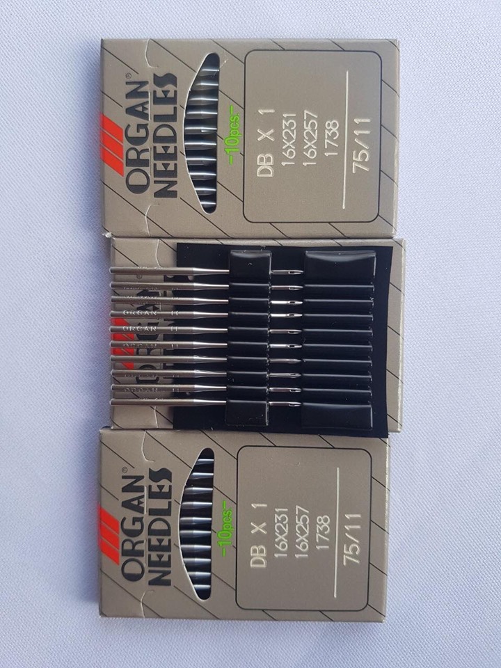 vĩ 10 cây Kim máy may DBx1 máy may công nghiệp từ số 9 đến số 18