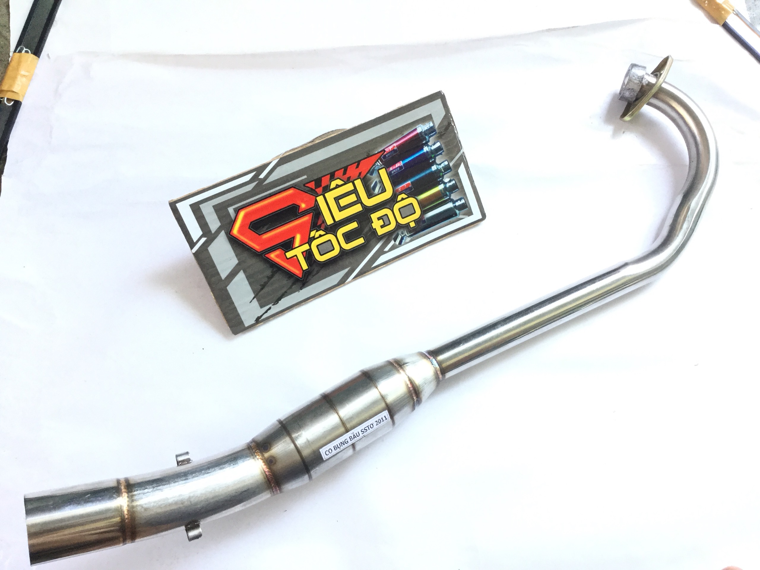 Cổ pô bầu hơi inox gắn nhiều loại xe EXCITER, WINER, SONIC , raider fi, satria, gsx, TFX, R15, MT15, FZ, CBR, Sản Phẩm Chất Lượng, Gian Hàng Uy Tín, Giá Cả Cực Tốt, Mua Ngay.