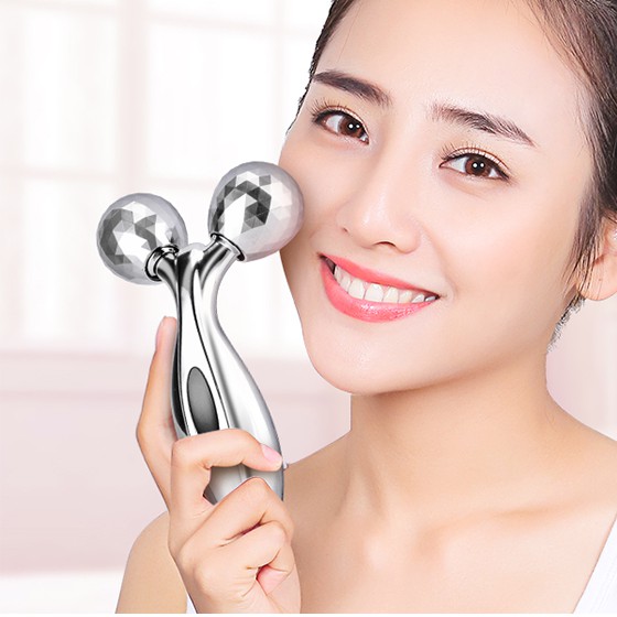 Cây lăn massage 3D trẻ hóa da mặt và thon gọn toàn thân Hàn Quốc - dụng cụ mát xa làm mặt vline Tạo đường con cho cơ thể