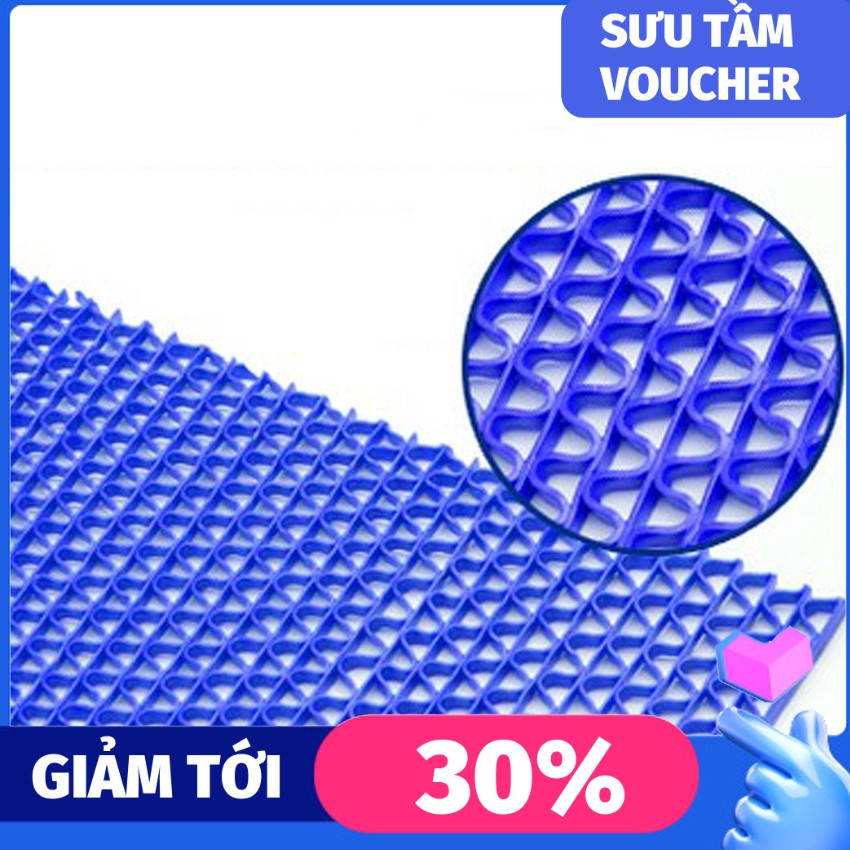 Carpet plastic mesh anti-slip soles thickening PVC floor covering home bathroom, car home, pool [90cm x 50cm]