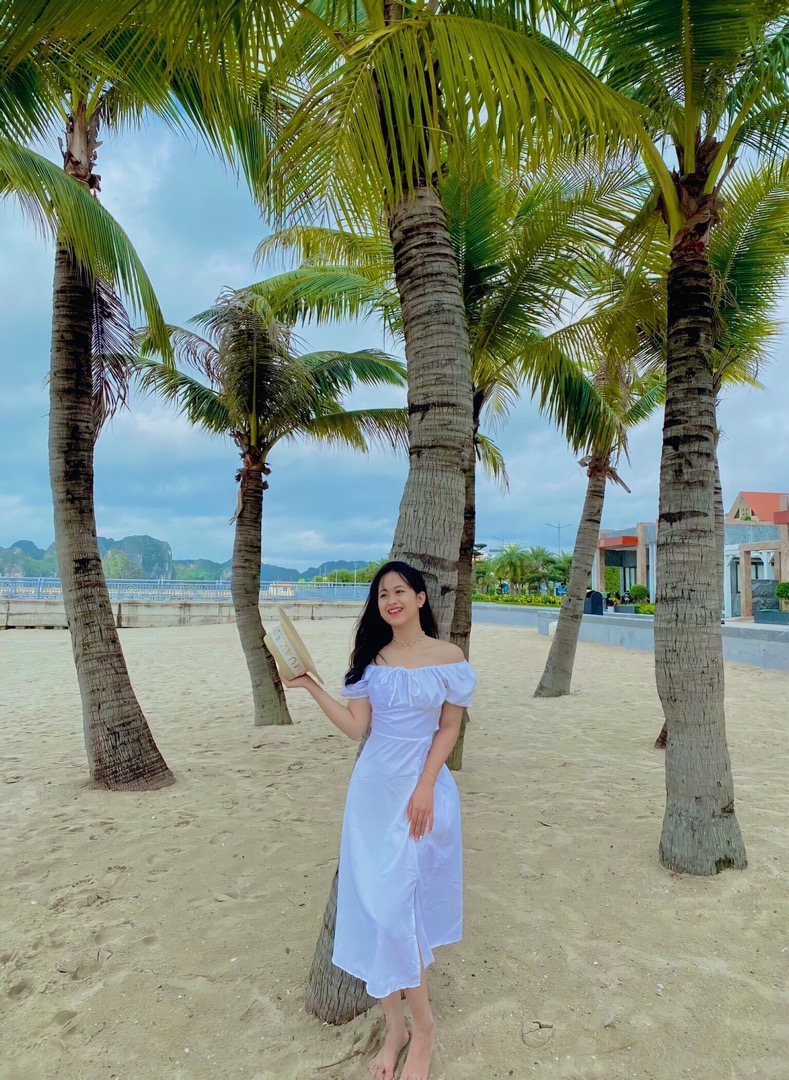 đầm von lụa dáng suông xẻ tà bệt vai DUTIEC24