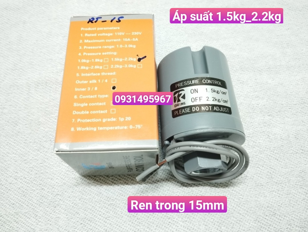 RƠ LE MÁY BƠM NƯỚC TĂNG ÁP GIA ĐÌNH ( RƠ LE CƠ )