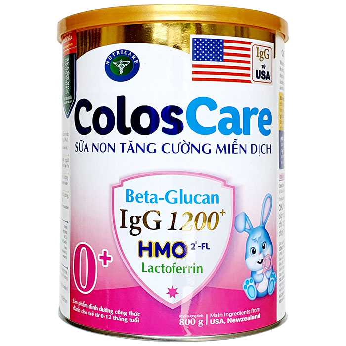 [CHÍNH HÃNG] Sữa Bột COLOS CARE 0+ ( 0-12 tháng) 800gr