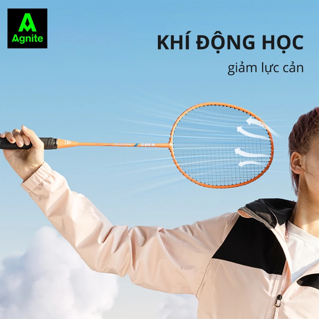 Bộ 2 Vợt Cầu Lông Chính Hãng Deli ER301/ER302 Tặng Túi Vợt Và Quả Cầu Lông Agnite