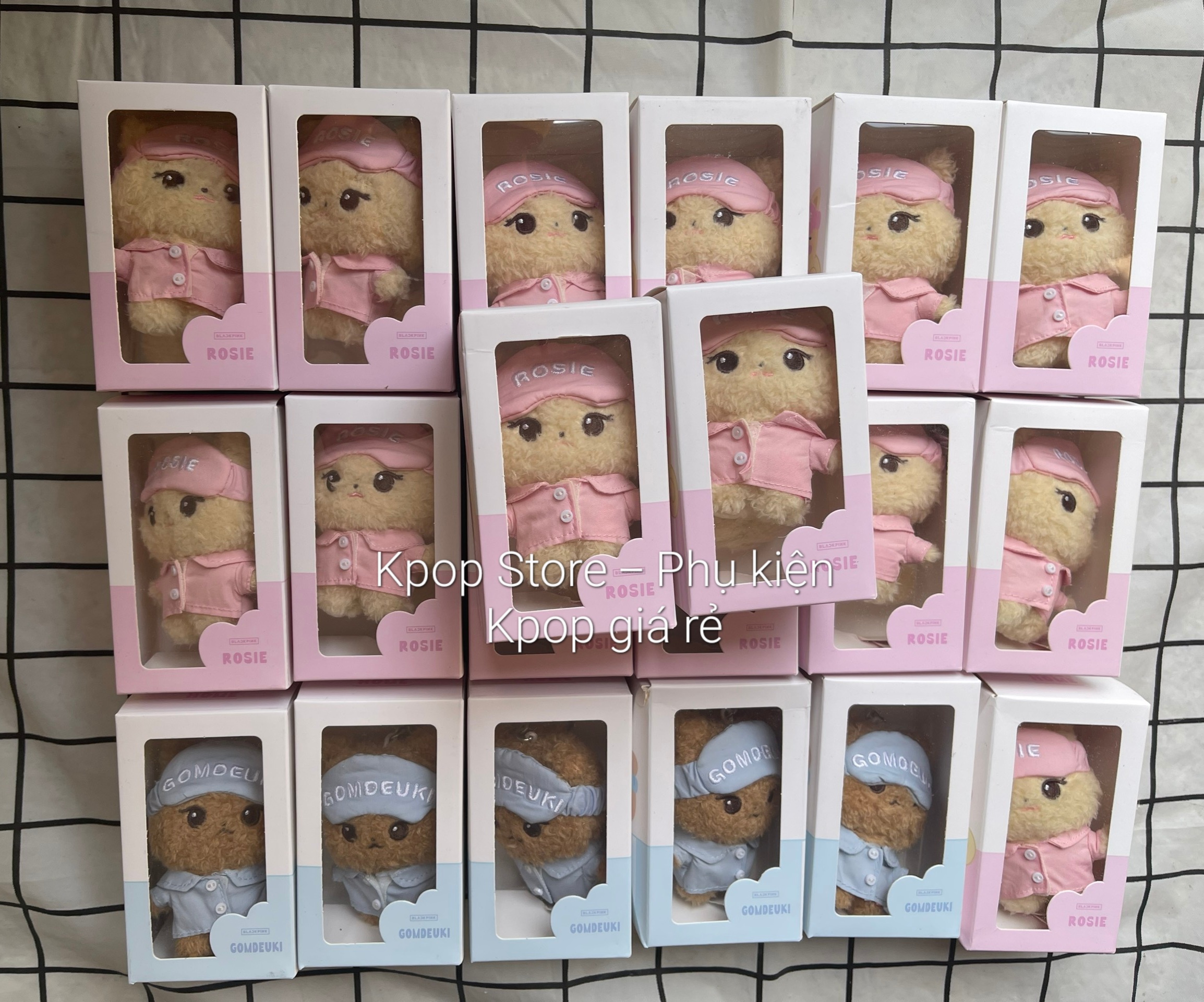 Chính hãng Blackpink Character mini Keyring