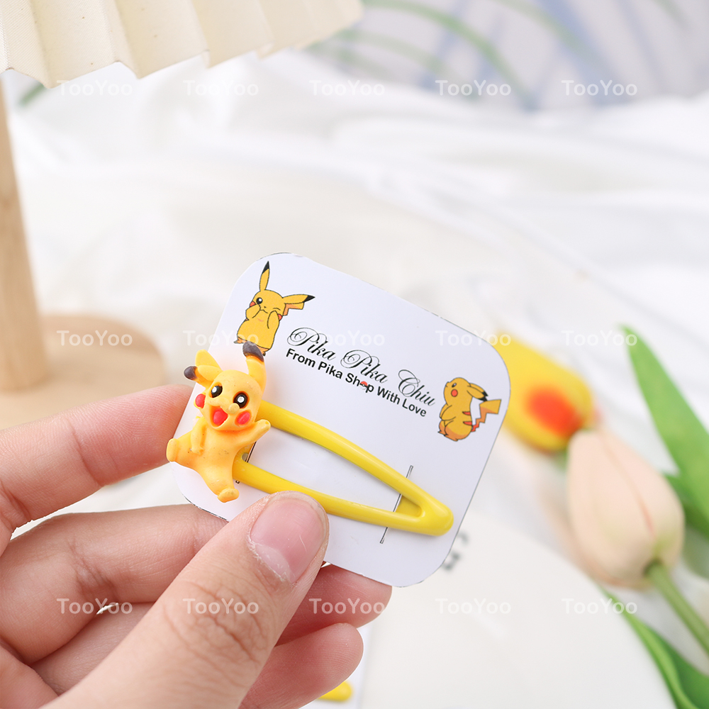Kẹp tóc mái Pikachu handmade dễ thương cute PK0109