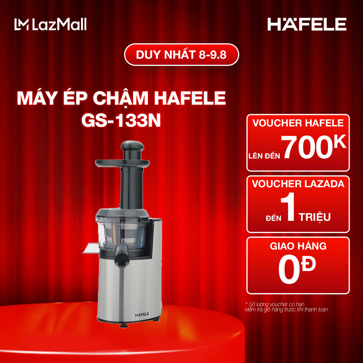 Hafele Gs-133N Slow Juicer - 535.43.811