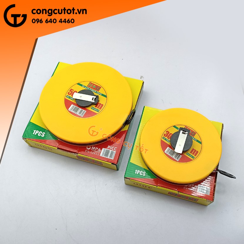 Thước dây vải sợi thủy tinh 20m, 30m, 50m