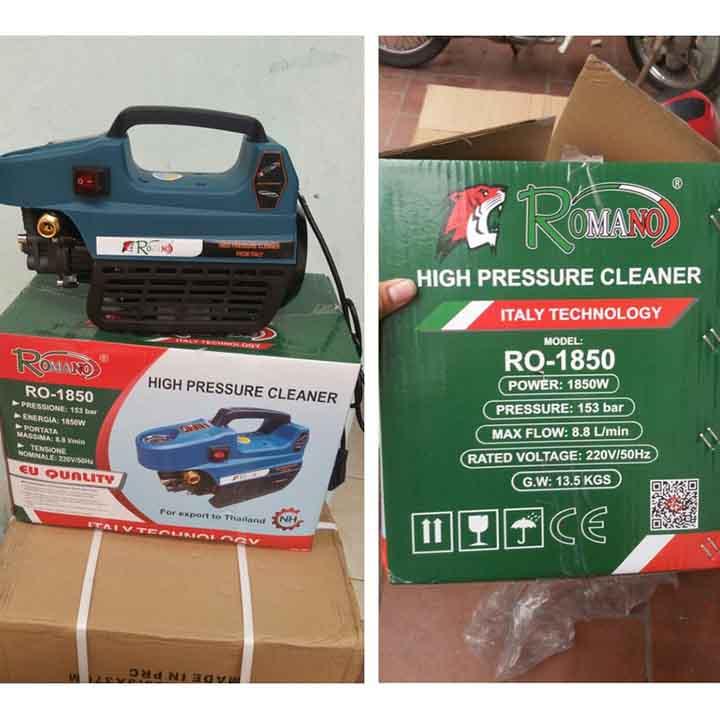 Máy rửa xe xách tay Romano 1850w