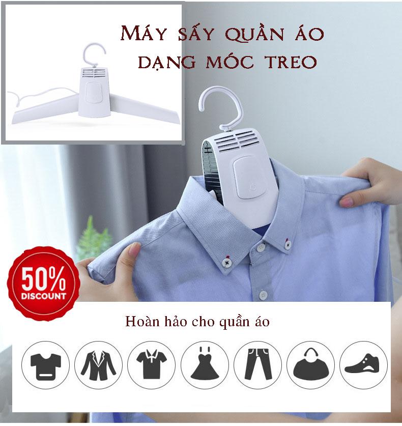 Máy Sấy Quần Áo Dạng Móc Treo - Tháo Gập Dễ Dàng, Làm Khô Nhanh Không Hôi, Không Hư Hại Quần Áo, Vừa Làm Móc, Vừa Sưởi Ấm, Có Thể Mang Đi Du Lịch - Máy Sấy Đứng, Máy Sấy Giầy, Máy Sấy Quần Ó Giá Rẻ - Landmark