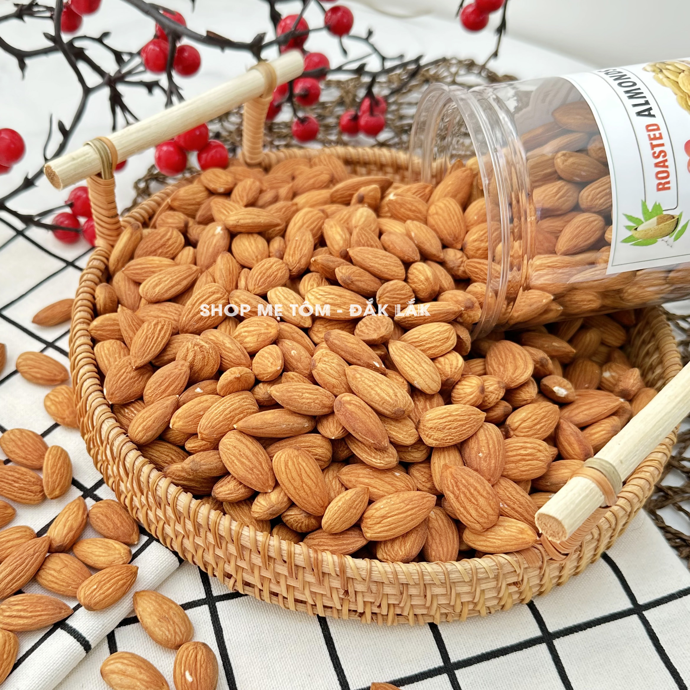 Hạnh Nhân Nhập Khẩu Chuẩn Chính Ngạch (Hạnh Nhân Sấy Chín/Hạnh Nhân Sống/Hạnh Nhân Rang Bơ Vỏ Mỏng)