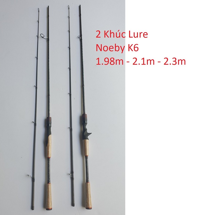 Cần câu lure 2 khúc noeby k6