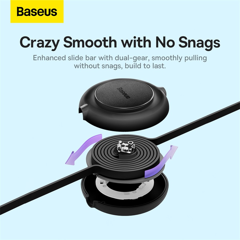 Baseus 3-in-1 Type C USB Cable Retractable Fast Charging Data Cable USB to M+L+C 3.5A 1.1m for iPhone  14 13 12 Pro Huawei Xiaomi Samsung Micro USB C Cord