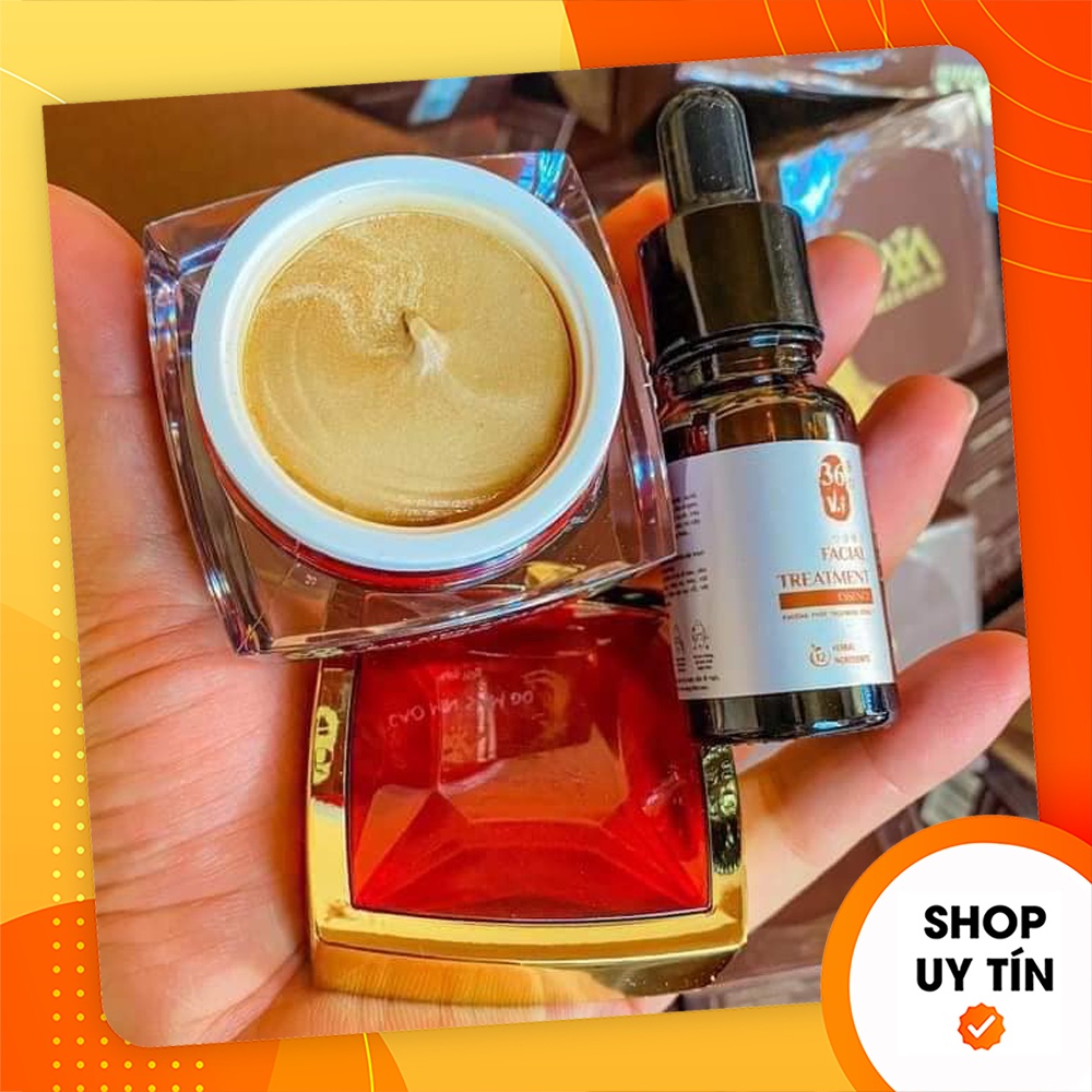 Combo cao mụn sâm đỏ 36 vị và cốt huyết thanh thảo dược Lớn