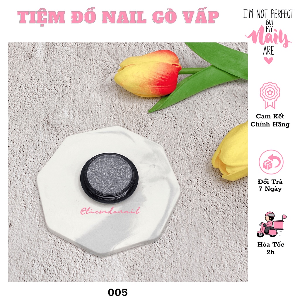 Bột tráng gương nail trang trí móng nhiều màu - hủ lẻ