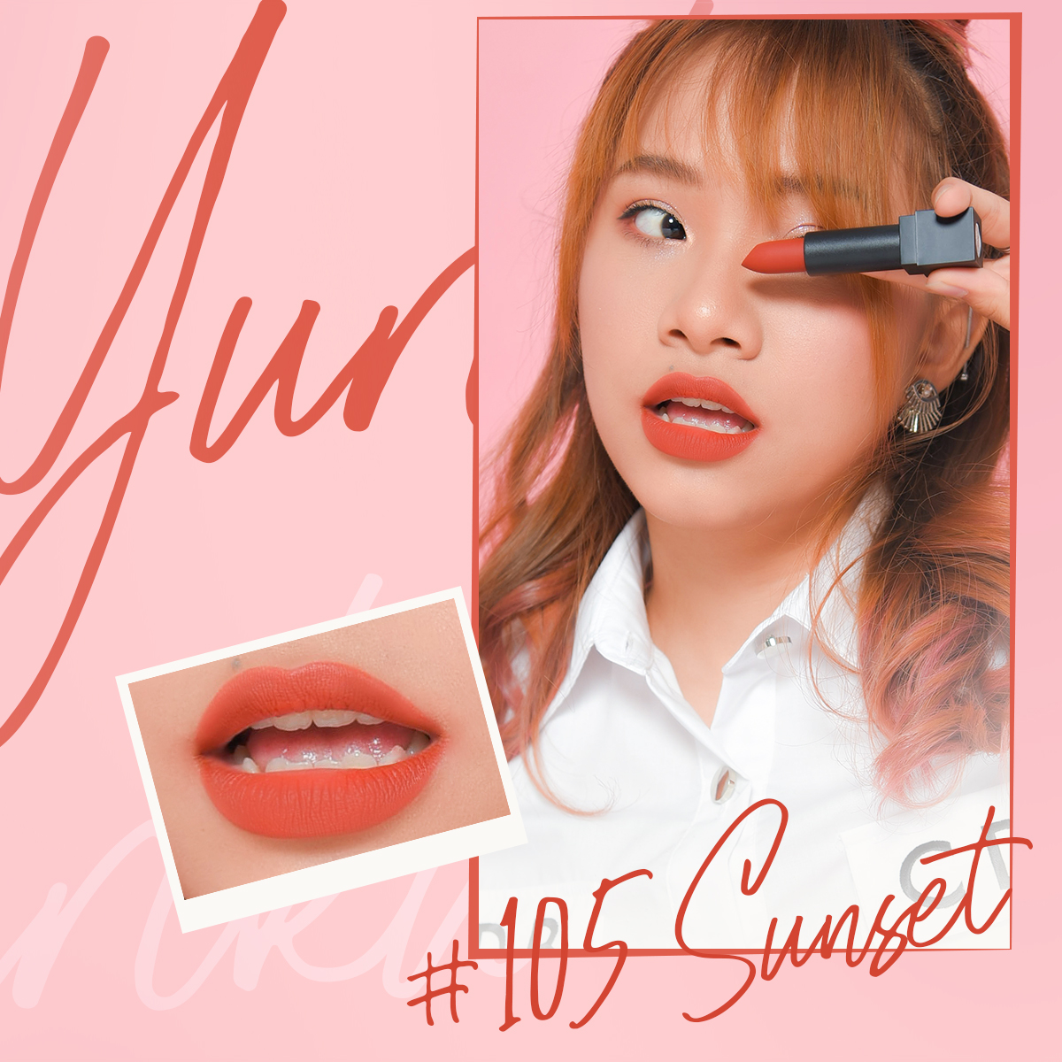 SON MÔI YURIKA  MATTE LIPSTICKS (3G)