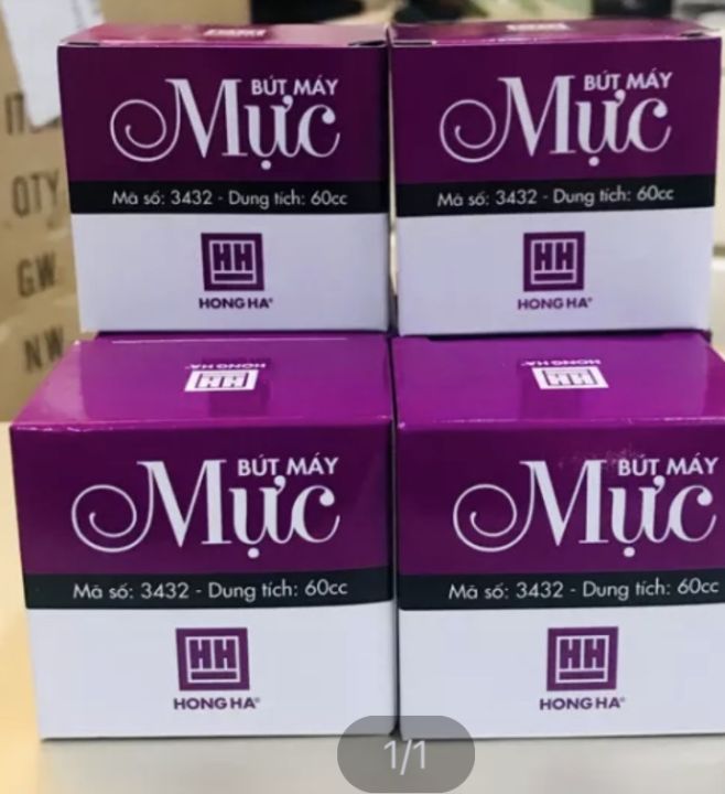Mực bút máy Hồng Hà 3432 - Màu tím