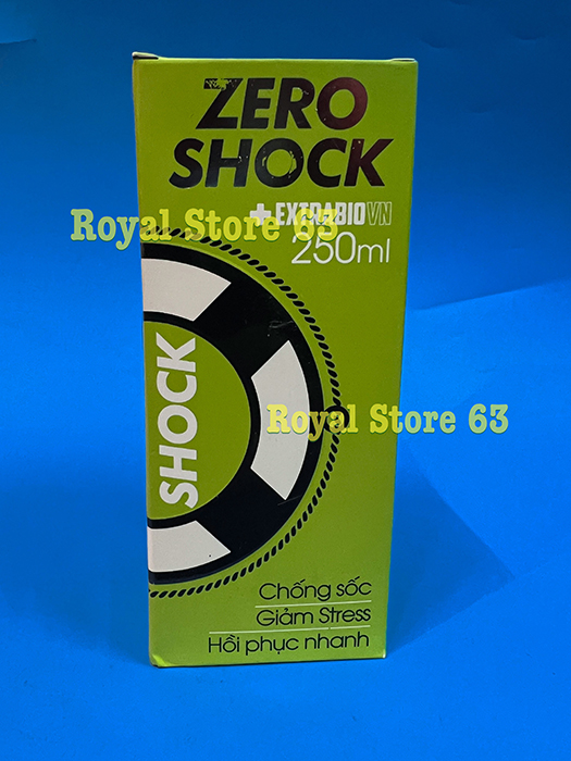 Extra bio zero shock xử lý nước, giảm stress, phao cứu sinh cá cảnh