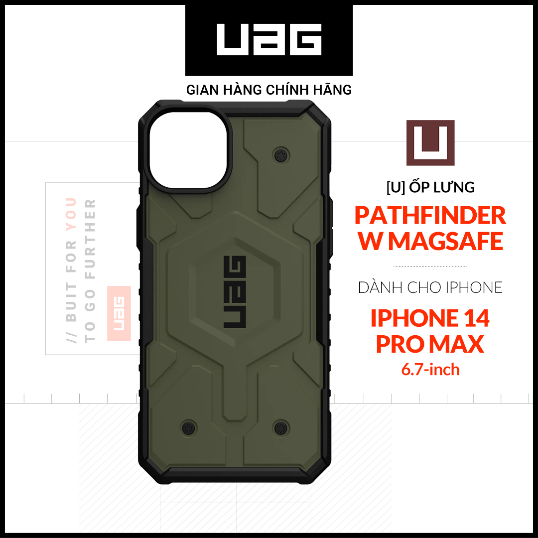 Ốp Lưng UAG PATHFINDER w MAGSAFE Cho iPhone 14 Pro Max [6.7 INCH]