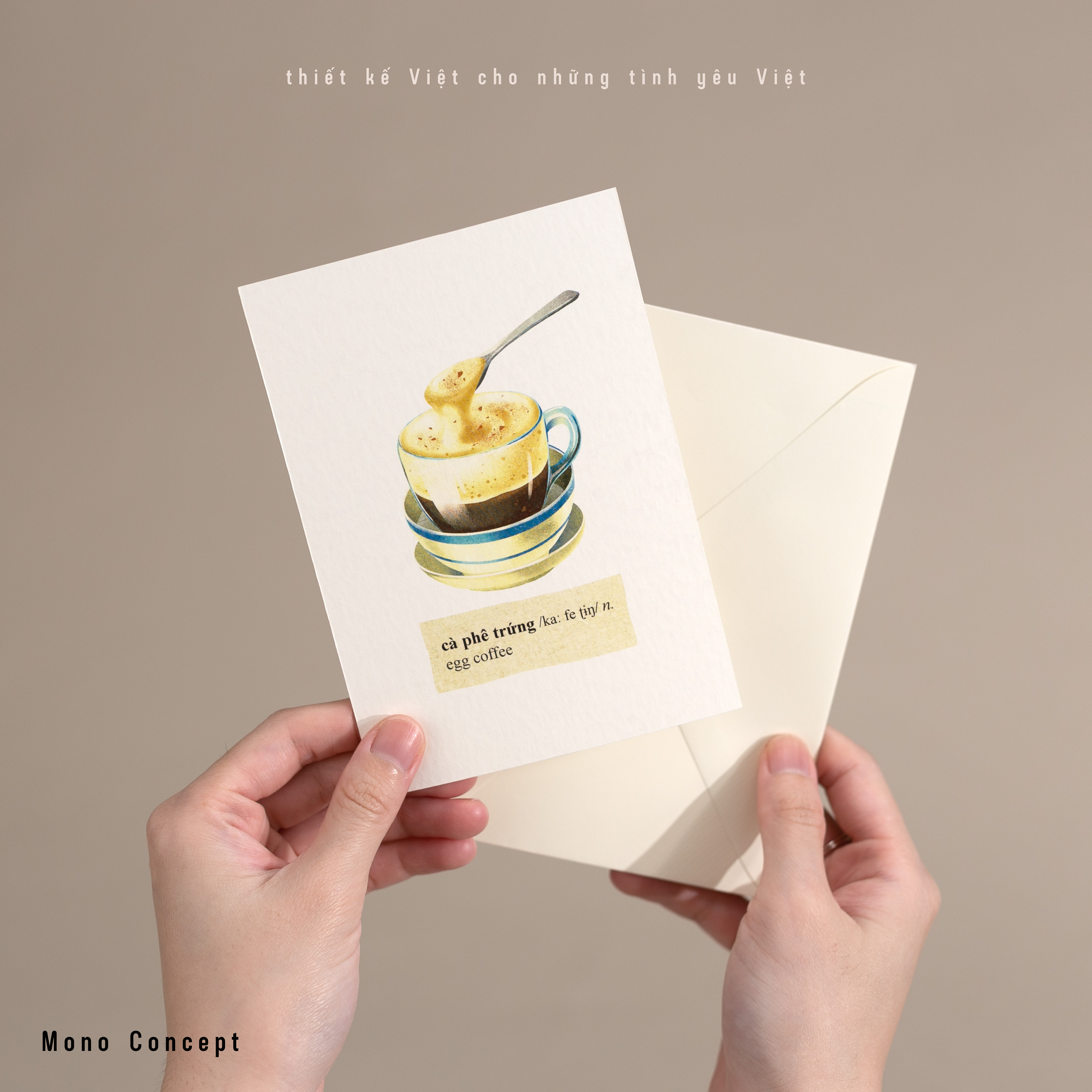 Postcard món ăn Việt Nam