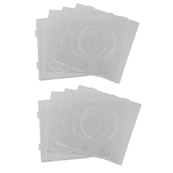 8Pcs ABC Clear 145X145mm Square Large Pegboards Board for Hama Fuse Perler Bead