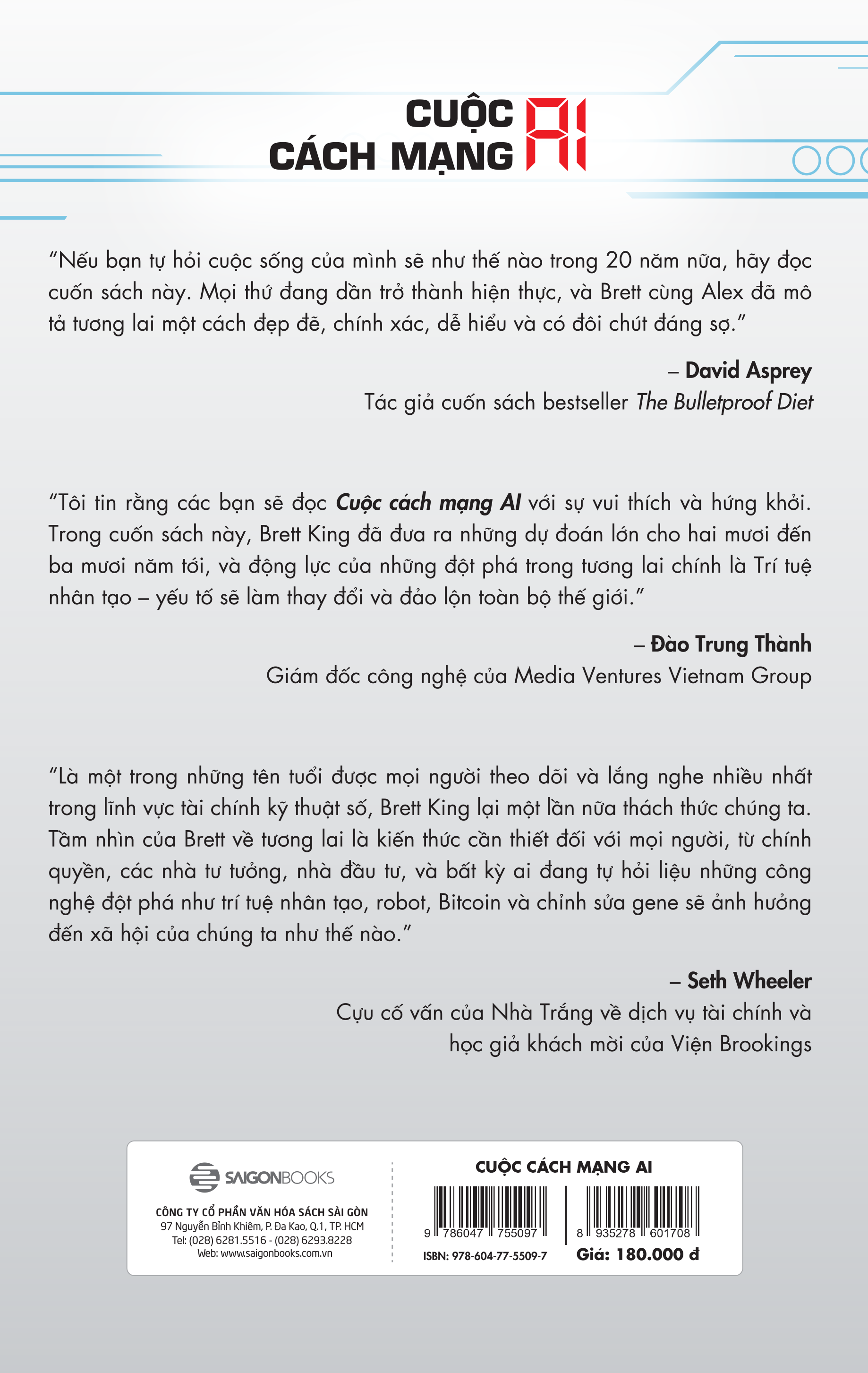 Cuộc cách mạng AI - Tác giả: Brett King