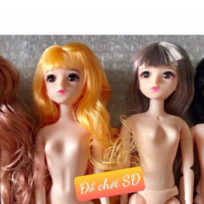 Đầu búp bê mắt 4d - 1 cái