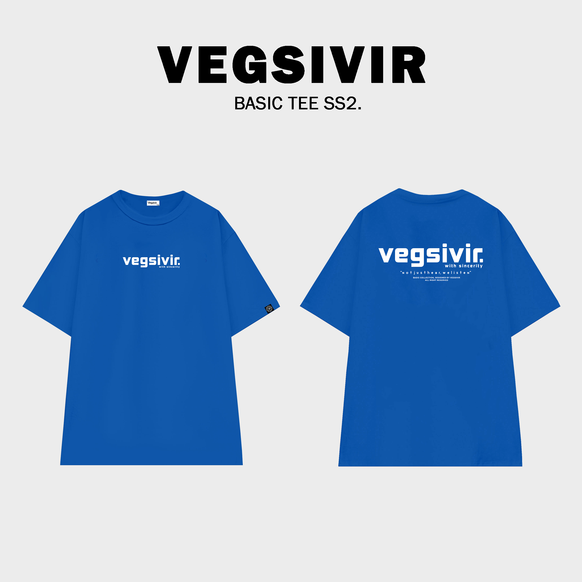 Áo thun cotton VEGSIVIR - BASIC SS2