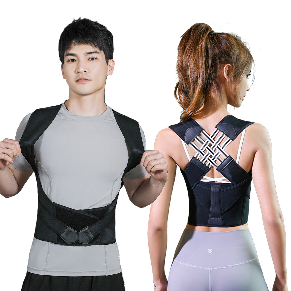Adjustable Back Brace Breathable Shoulder Posture Corrector Washable Back Straightener for Prevent Humpback Women Men Back Brace for Home Work School admired