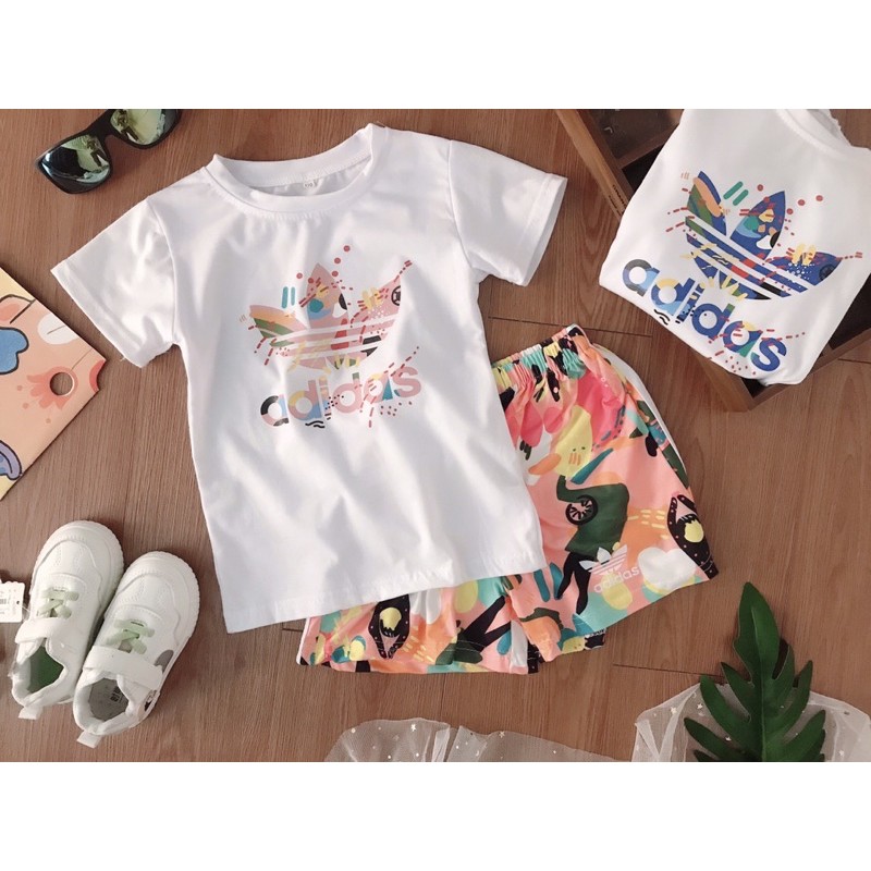 set adidas thế thao cho bé trai bé gái