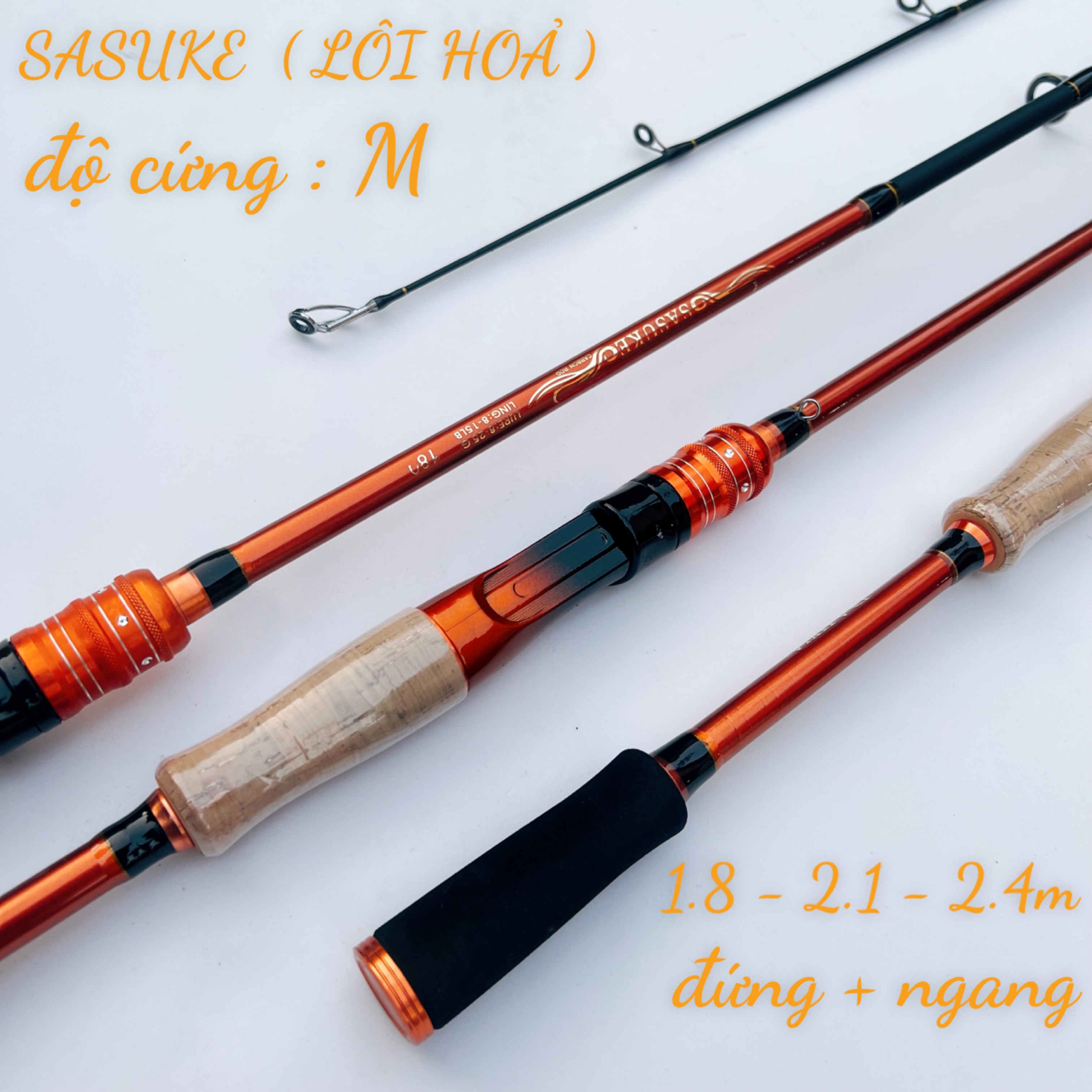 Cần câu lure carbon DAIWA ( SASUKE ) đủ đứng, ngang