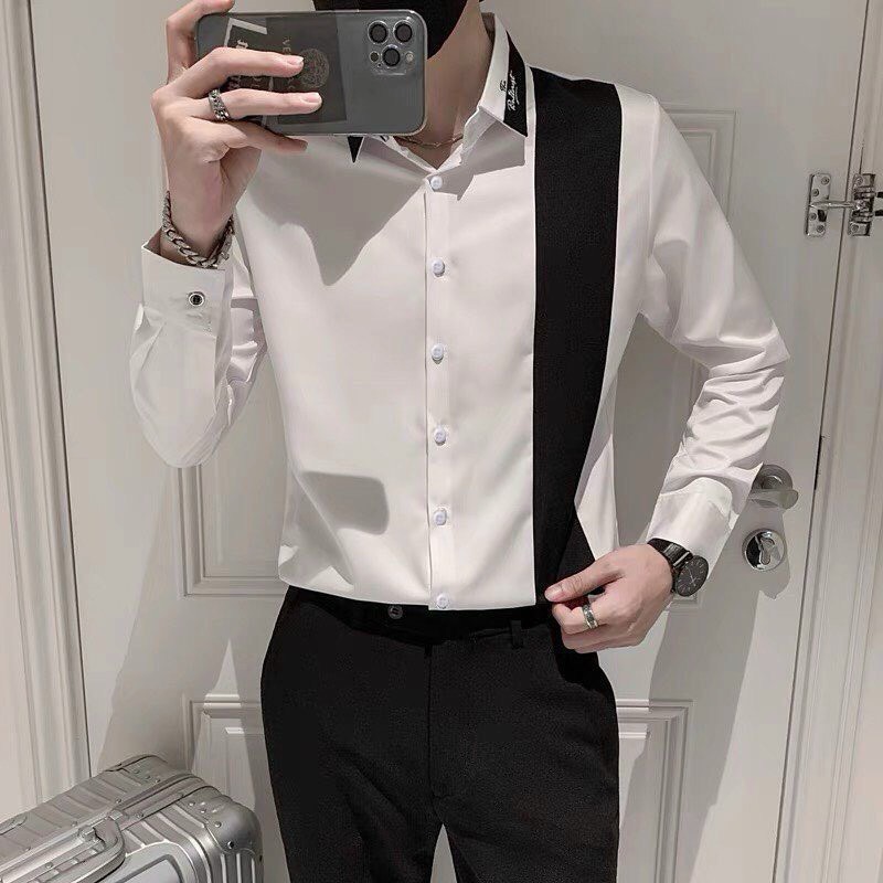 [HCM]ÁO SƠ MI NAM CHẤT LỤA KẺ SỌC CARO DÀI TAY SÀNH ĐIỆU HÀN QUỐC HOT TREND CO GIÃN NHẸ THỜI TRANG CAO CẤP(ảnh thật shop tự chụp) - HL STORE MS226