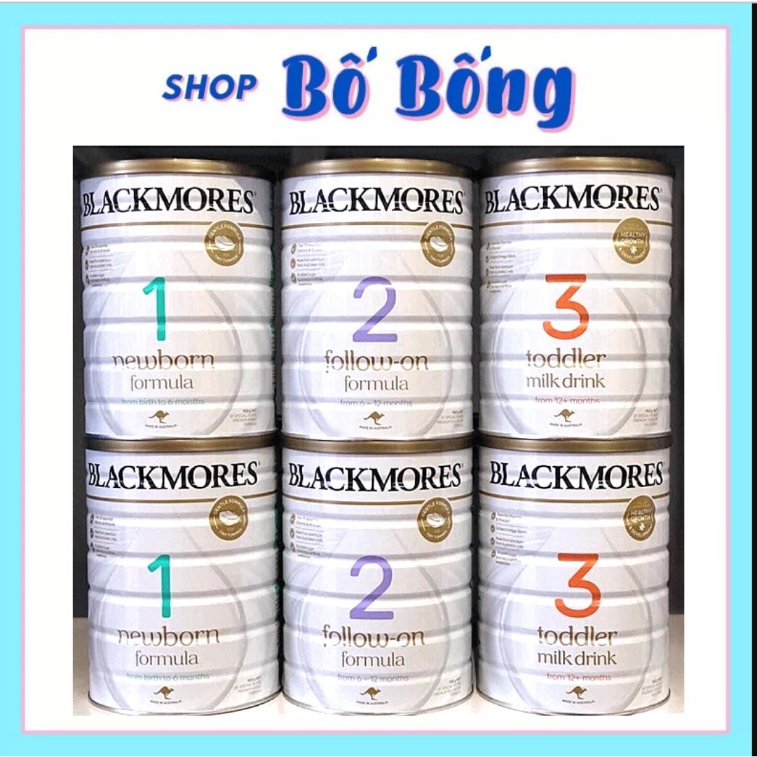 (FREESHIP) Sữa Blackmores hàng ÚC lon 1+2+3 900g