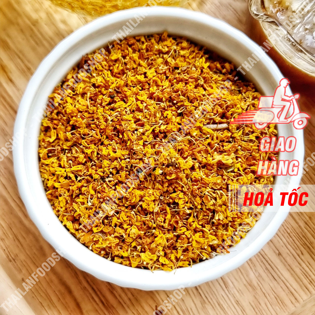 Trà Quế Hoa (Mộc Hoa - Osmanthus fragrans) Lon 150Gram