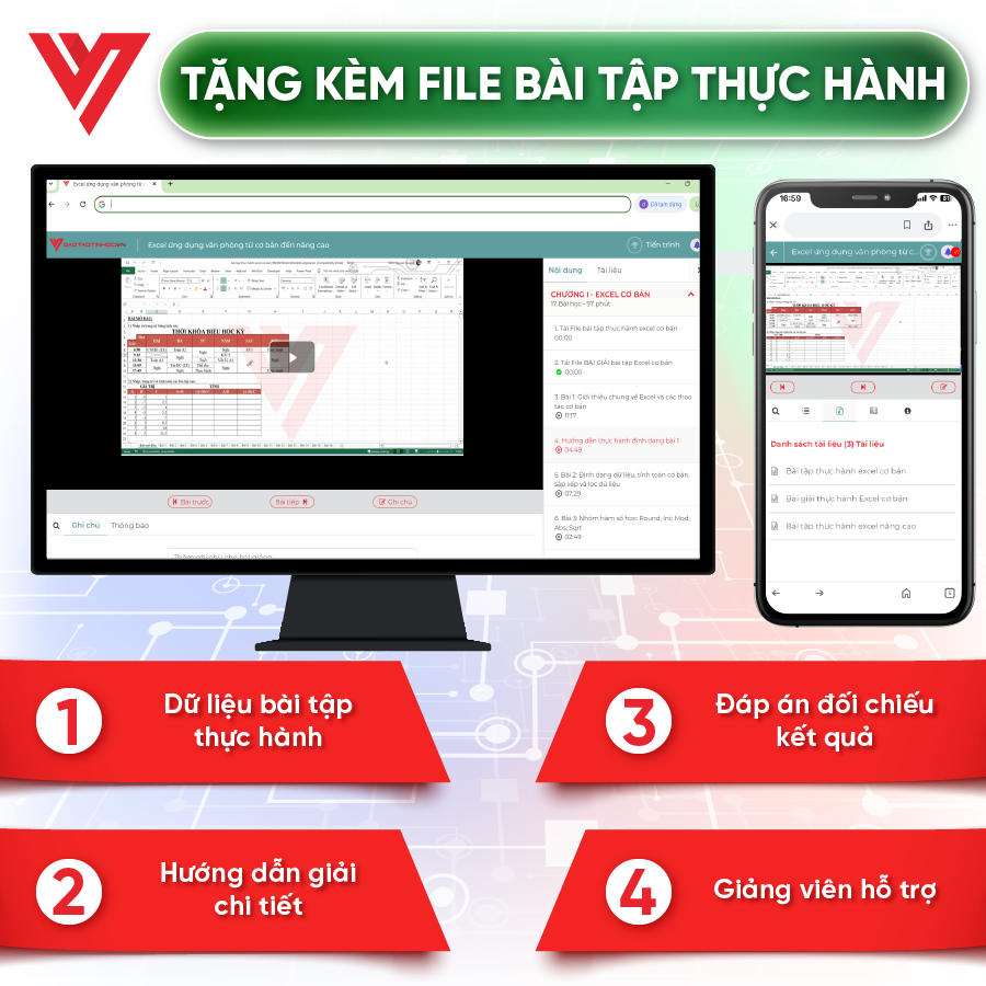 Combo 3 Sách Word, Excel, PowerPoint Ứng Dụng Văn Phòng CB3WEPP + Tặng 101 Phím Tắt + Bảng Hàm