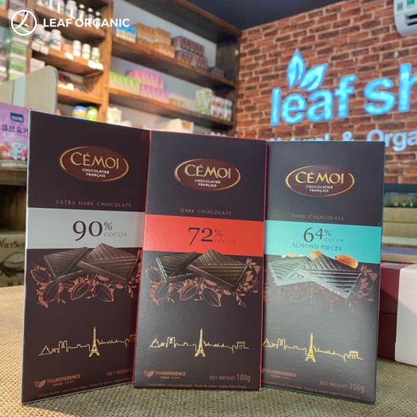 Socola đen cacao dạng thanh Cémoi - Leafhouse hcm