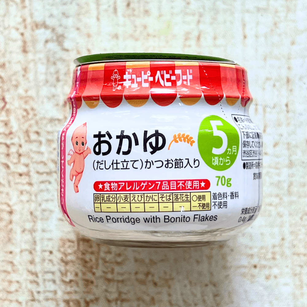 ĐỒ ĂN DẶM Kewpie dành cho bé (5 tháng đến 7+ tháng tuổi) 70G