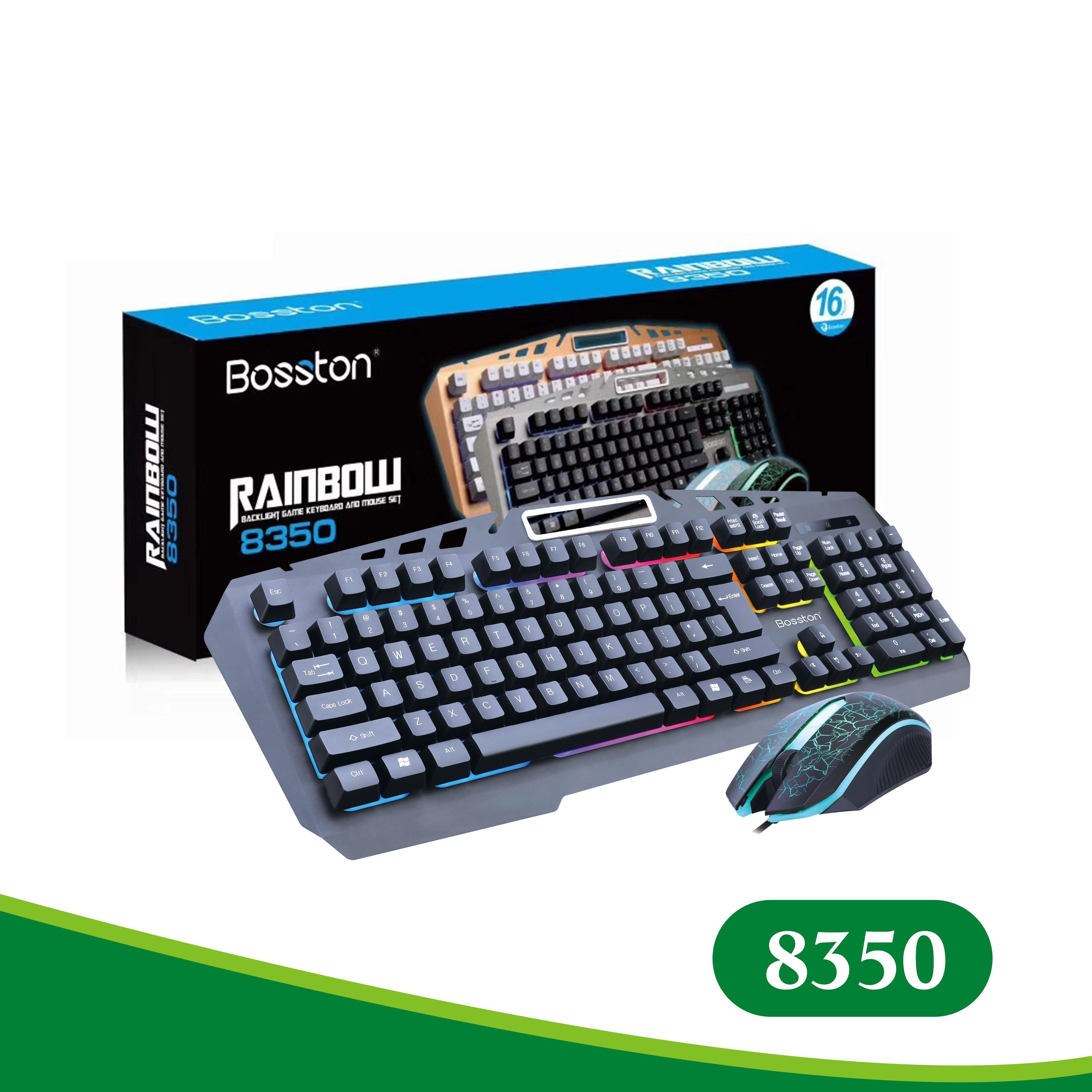 Bộ Phím Chuột Dây Bosston 8350- LED