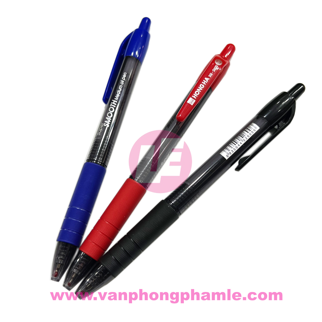 Bút bi bấm hồng hà sg-2600