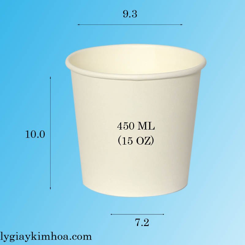 [HCM]50 Ly Kem Giấy 16oz 450ML 2PE