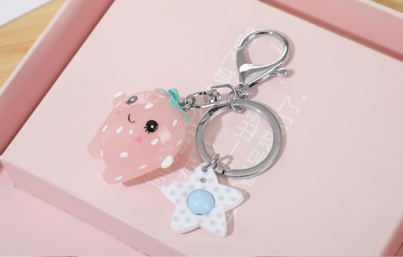 Móc khóa trái cây Acrylic dễ thương