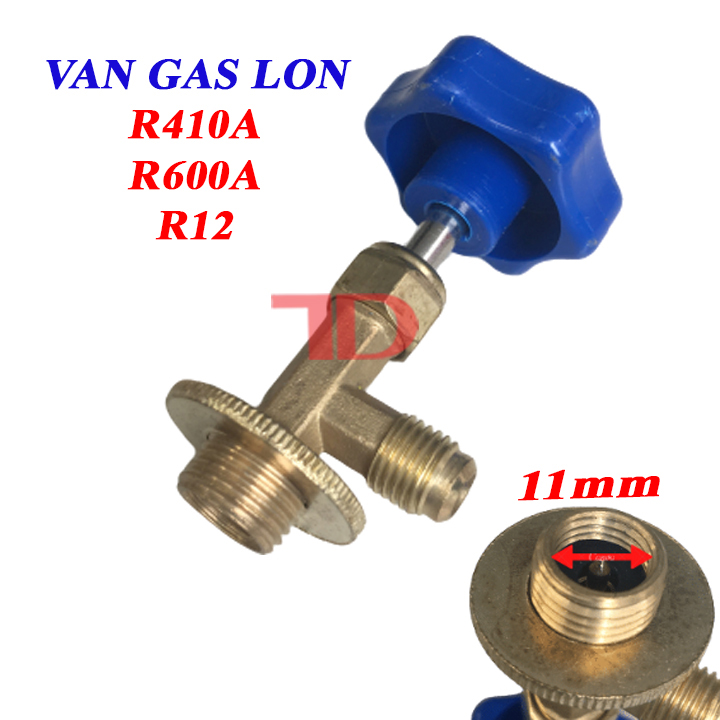 Van gas lon r410a r600a r12 - điện lạnh thuận dung