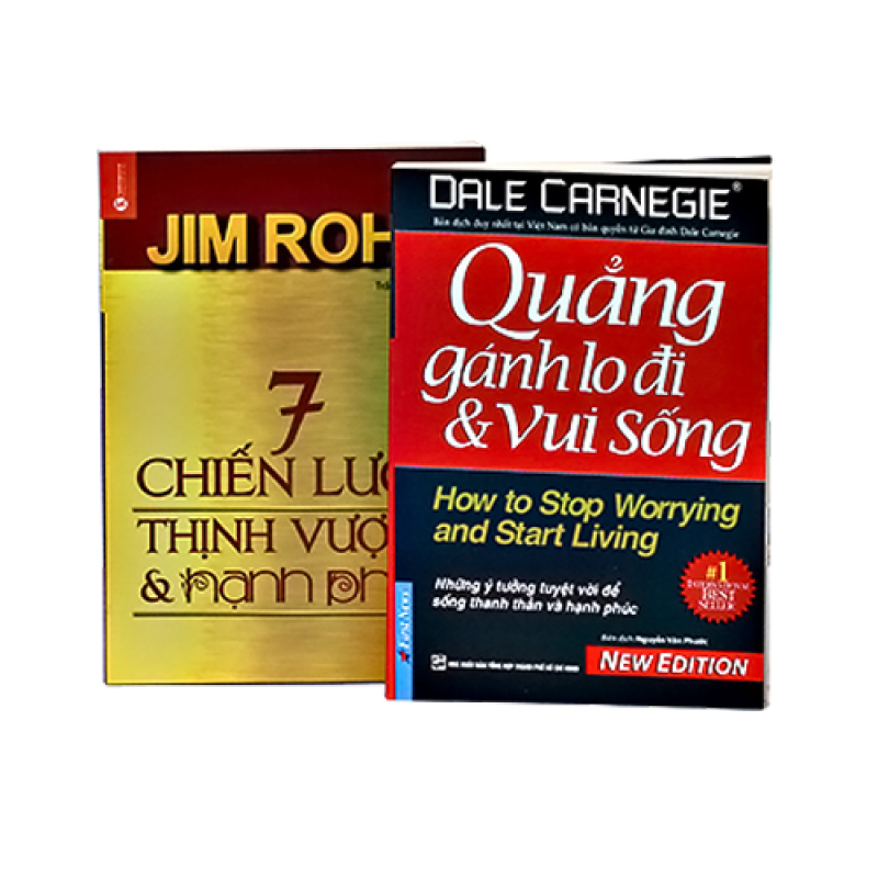 Mua COMBO Quẳng Gánh lo đi & Vui Sống + 7 Chiến lược Thịnh Vượng và Hạnh Phúc
