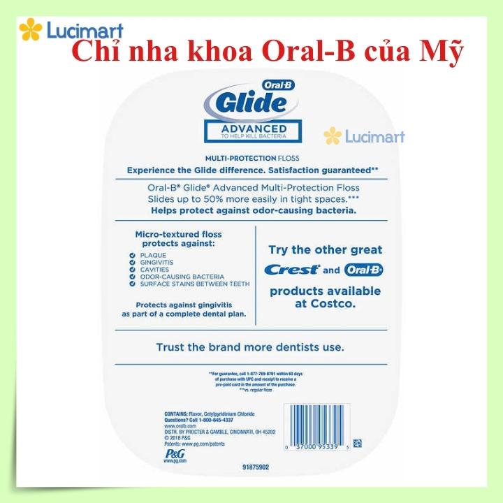 Chỉ nha khoa Oral B Glide Pro-Health Flosser [Hàng Mỹ]