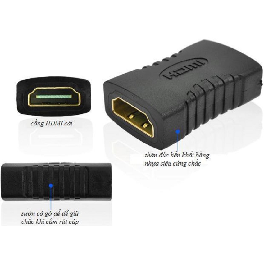 [HCM]Đầu nối HDMI 2 đầu âm Connect Adapter